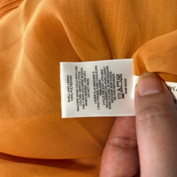 Express New with tags off the shoulder burnt orange top - Picture 4 of 5